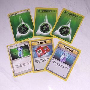 Pokemon card lot (6) rare original pokedex
